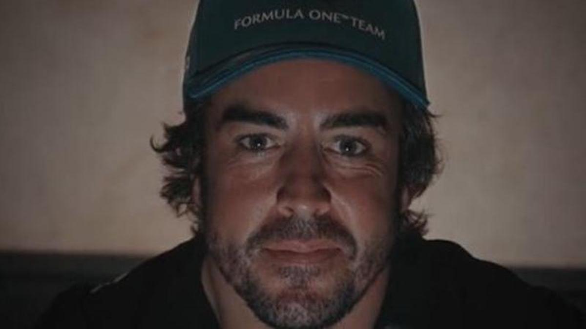 Fernando Alonso, en el vídeo de Aston Martin