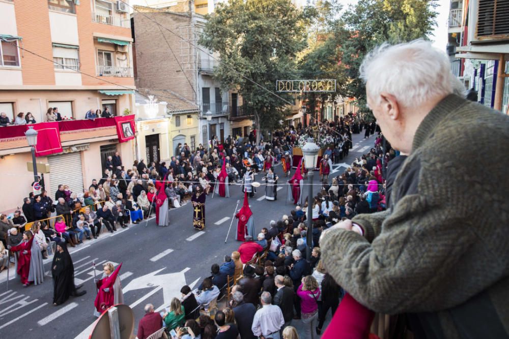 Imágenes de la Semana Santa Marinera, Santo Entierro, del 2018