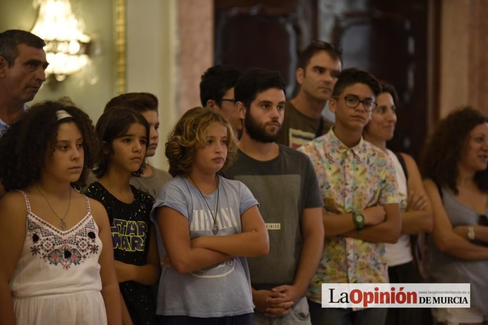 Recepción a Laura Gil en el Ayuntamiento de Murcia