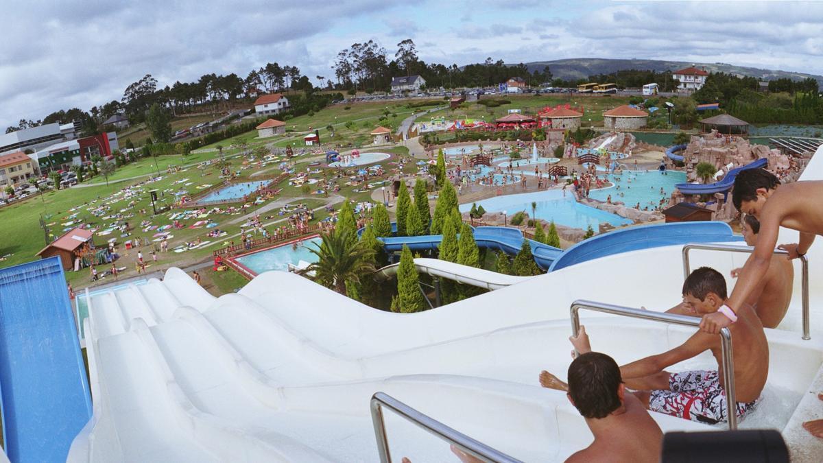 El aquapark de Cerceda, otra de las opciones para refrescarse durante el episodio de calor que encara Galicia este fin de semana