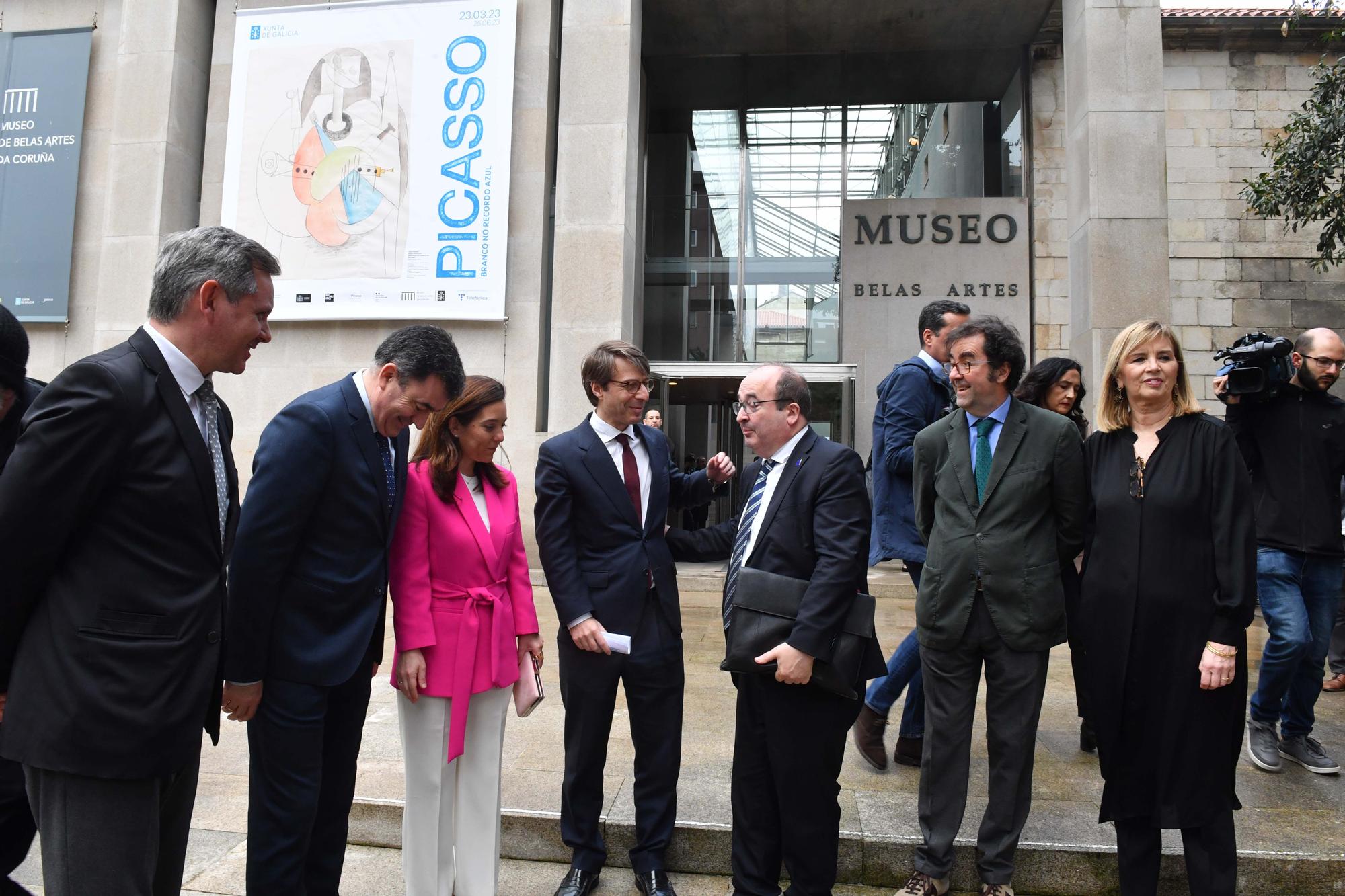 El Museo de Belas Artes de A Coruña expone la muestra 'Picasso blanco en el recuerdo azul'