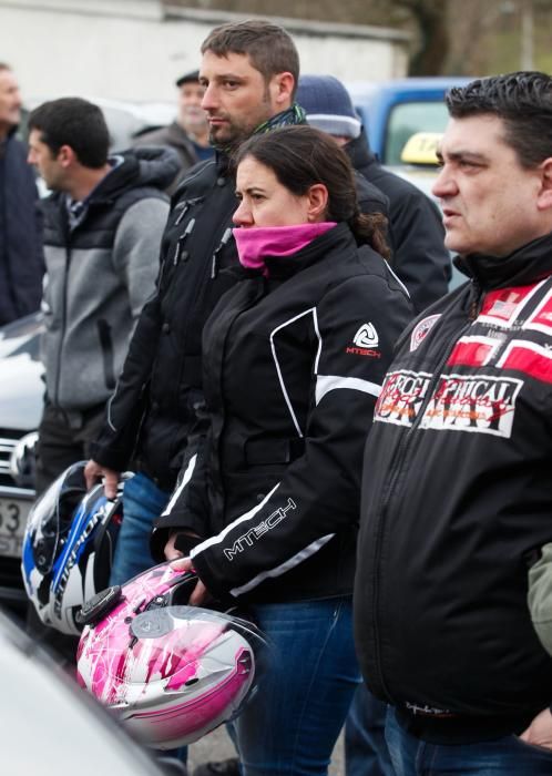 Funeral multitudinario de Rubén Fonseca, el fallecido en el incendio de El Berrón