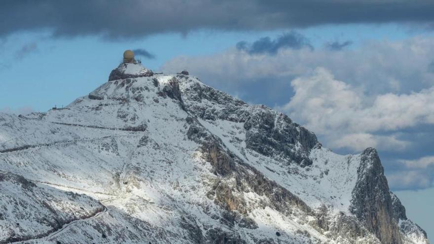 Puig de l'Ofre: verschneite Tramuntana