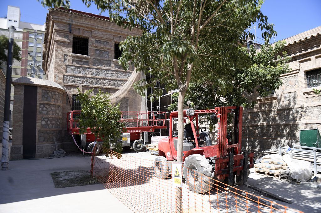 Así van las obras en la segunda fase de la Cárcel Vieja de Murcia