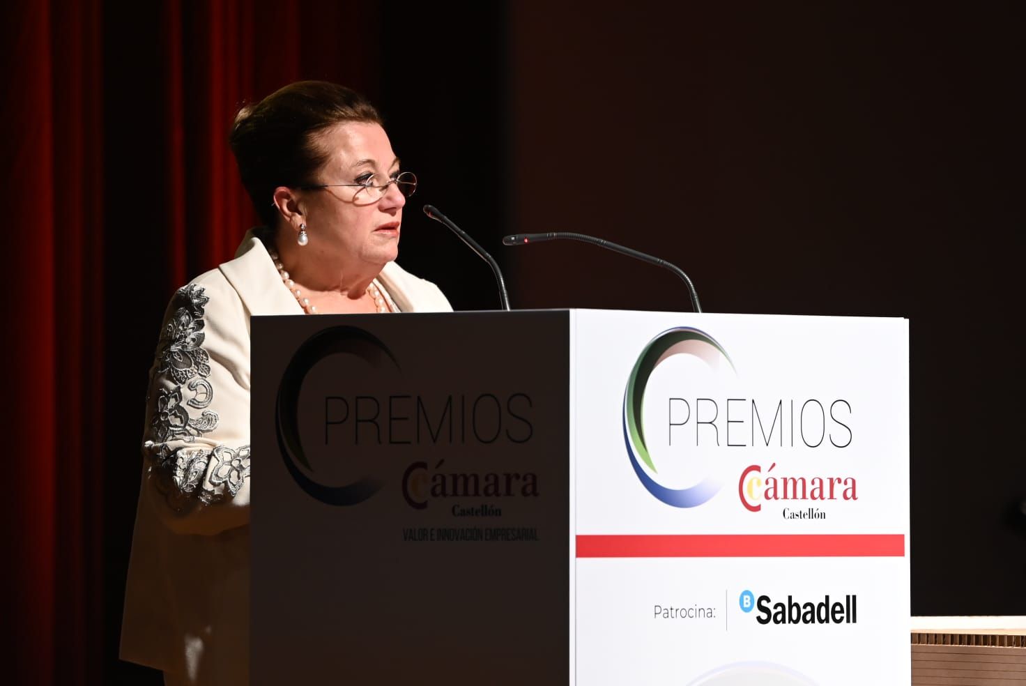 Entrega de premios en el acto de la Cámara de Comercio de Castellón