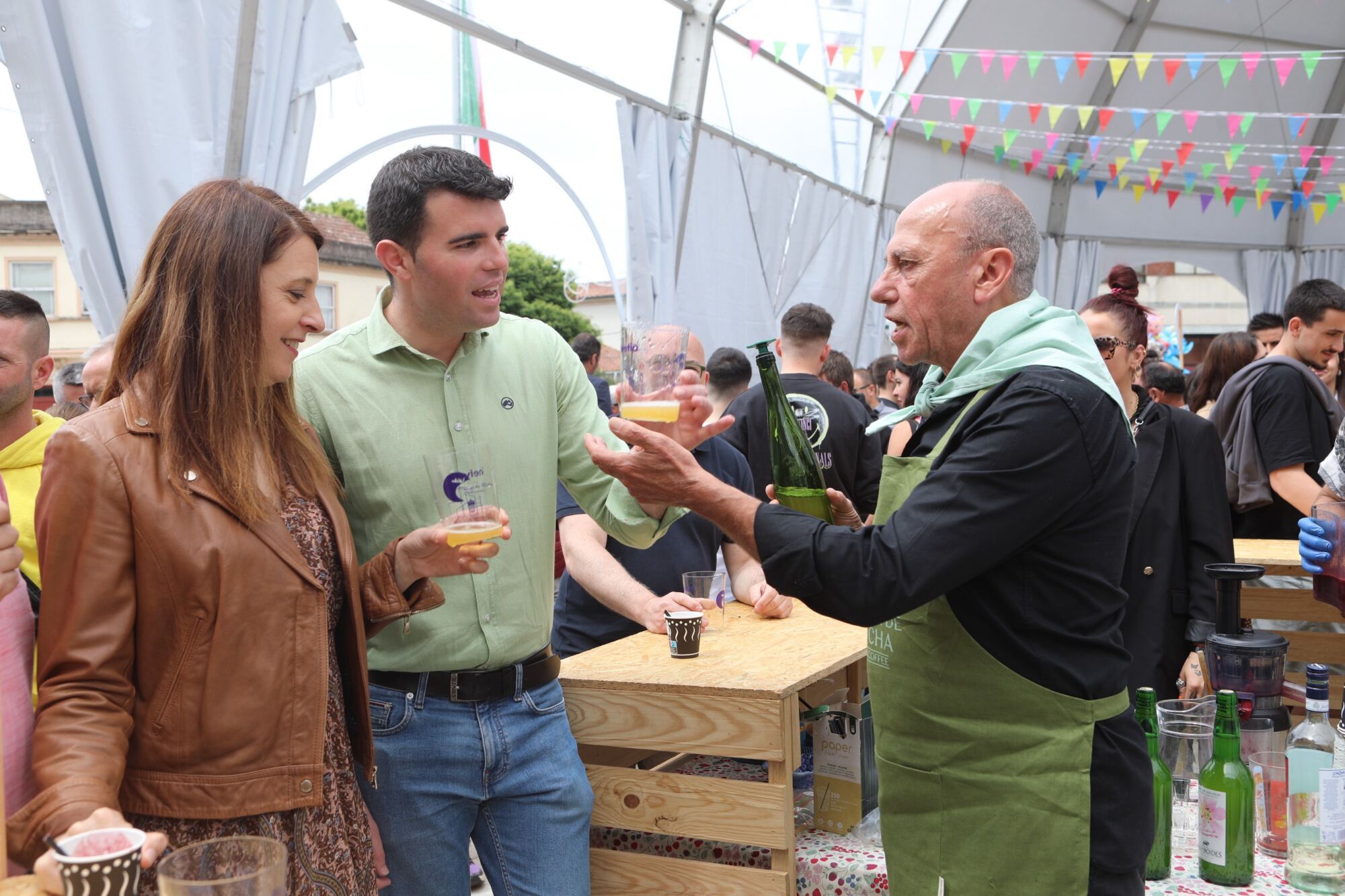 Asistentes a la cita gastronómica