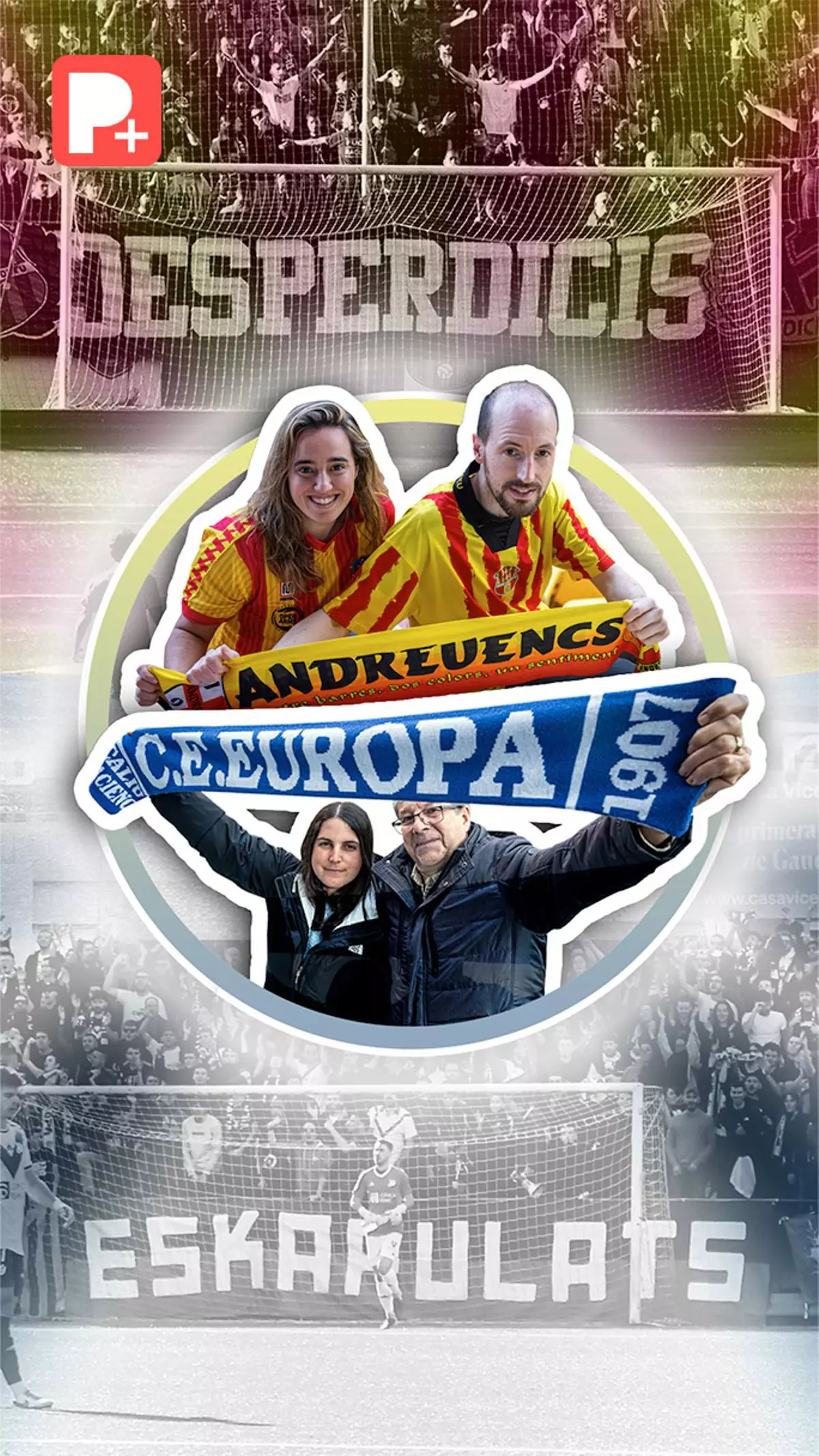 Sant Andreu vs Europa, la rivalidad que impulsa el fútbol modesto en el (otro) derbi de Barcelona