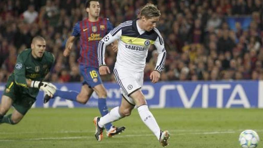 Fernando Torres va sentenciar els blaugrana en l&#039;últim Barça-Chelsea