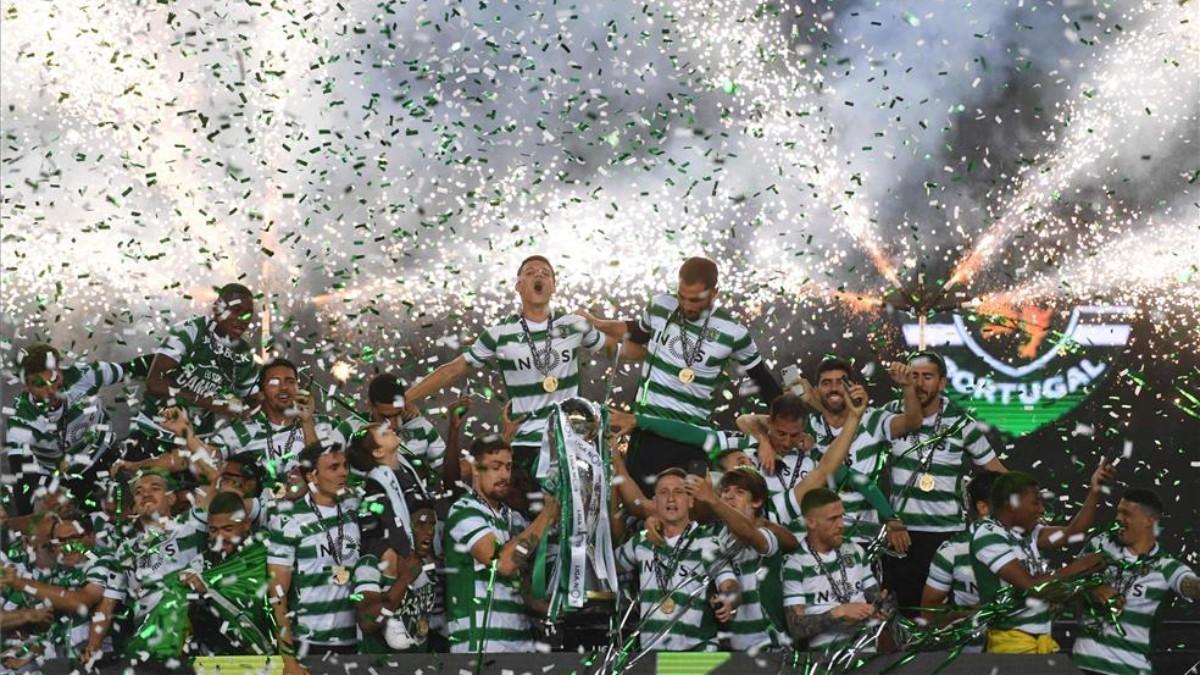 El Sporting celebra su primer título liguero en 19 años.