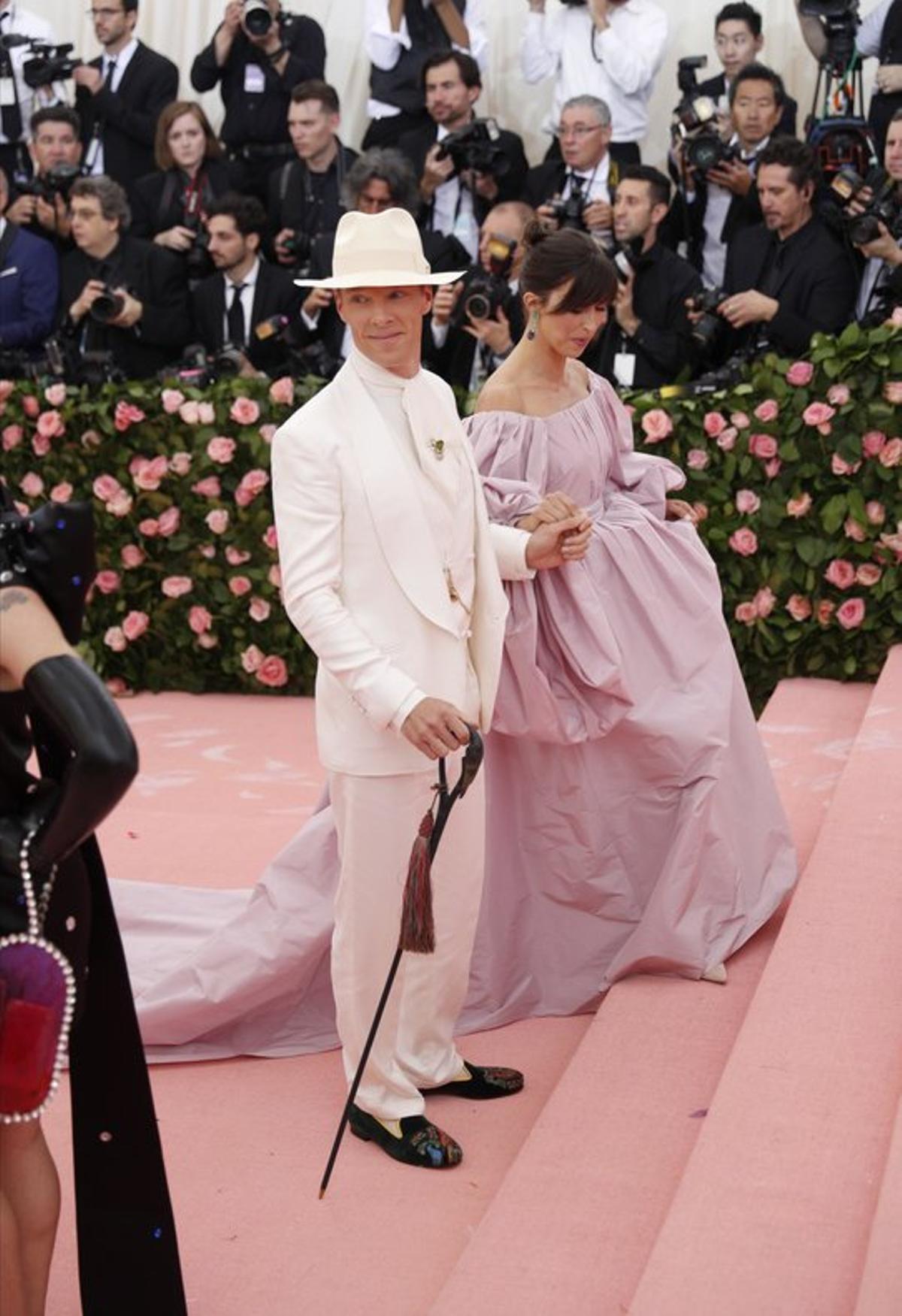 Benedict Cumberbatch y Sophie Hunter.