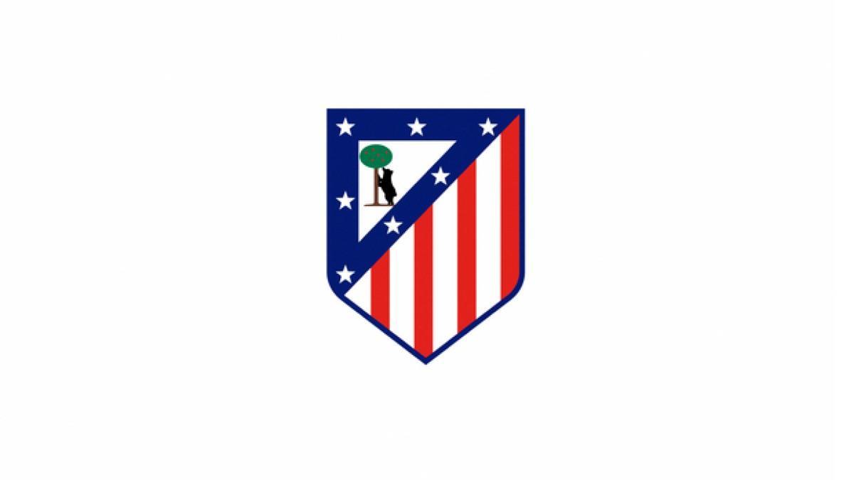 El escudo clásico del Atlético de Madrid