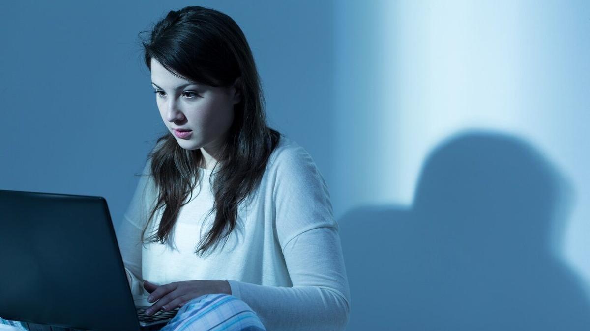 Un mujer navega por internet