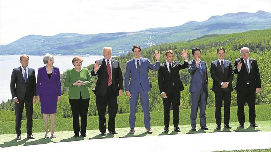 Trump certifica su aislamiento y su desafío en la cumbre del G-7