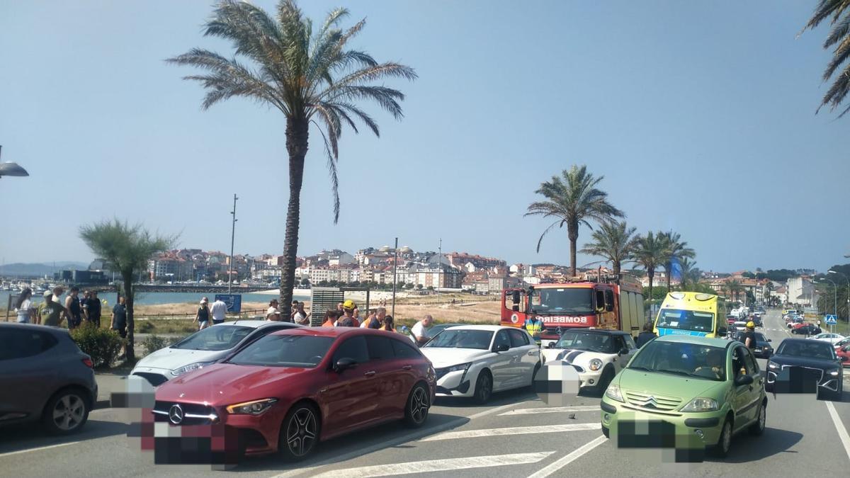 Ocurrió en la recta de Baltar de la PO-308