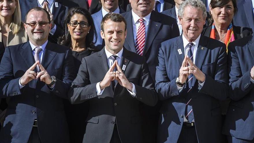 Macron recibe a la comisión evaluadora de la candidatura olímpica París 2024