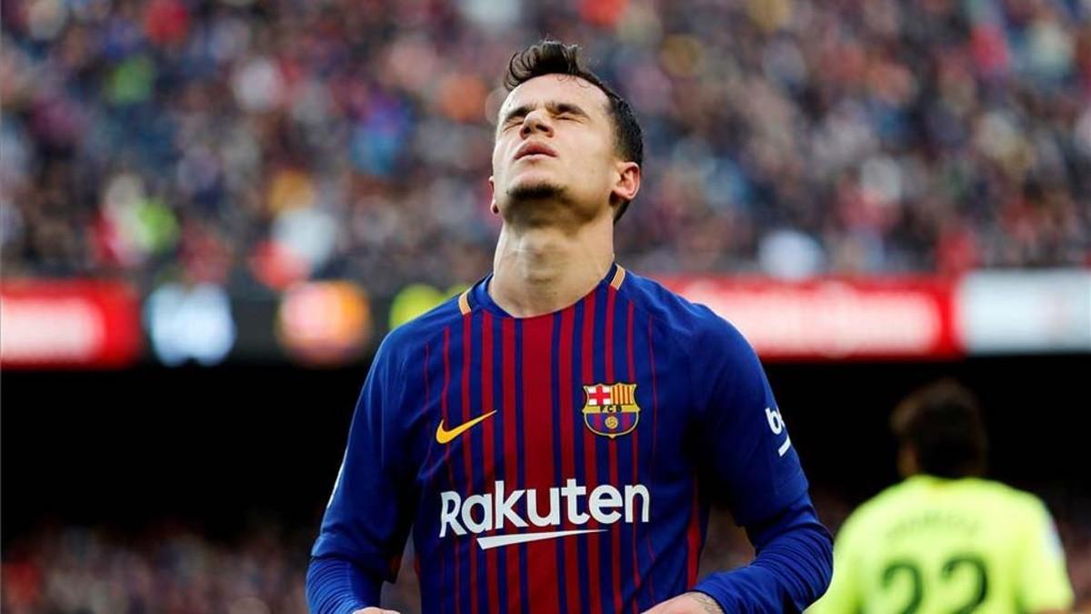 Coutinho, ante el Getafe