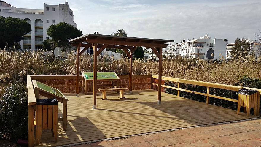 El mirador ornitológico de río Verde, próximo a Puerto Banús. | L. O.