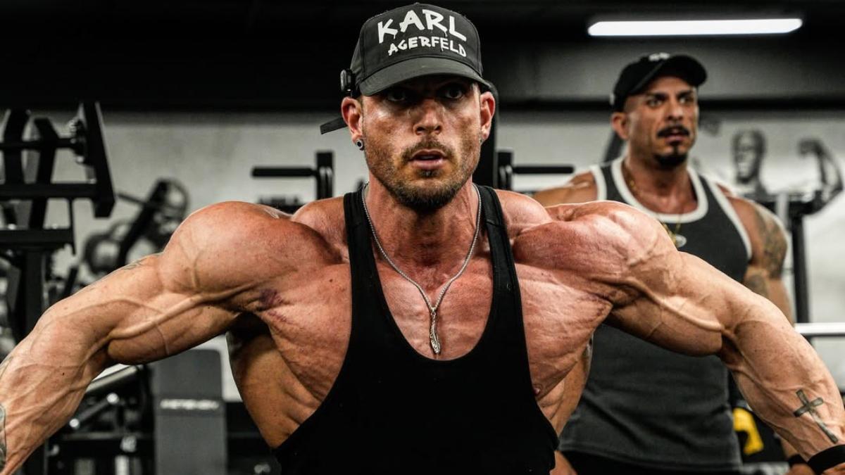 Kim Angel, en un entrenamiento junto a Fede Guevara durante su preparación