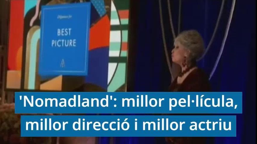 «Nomadland» s&#039;endú l&#039;Oscar a la millor pel·lícula i a la millor directora