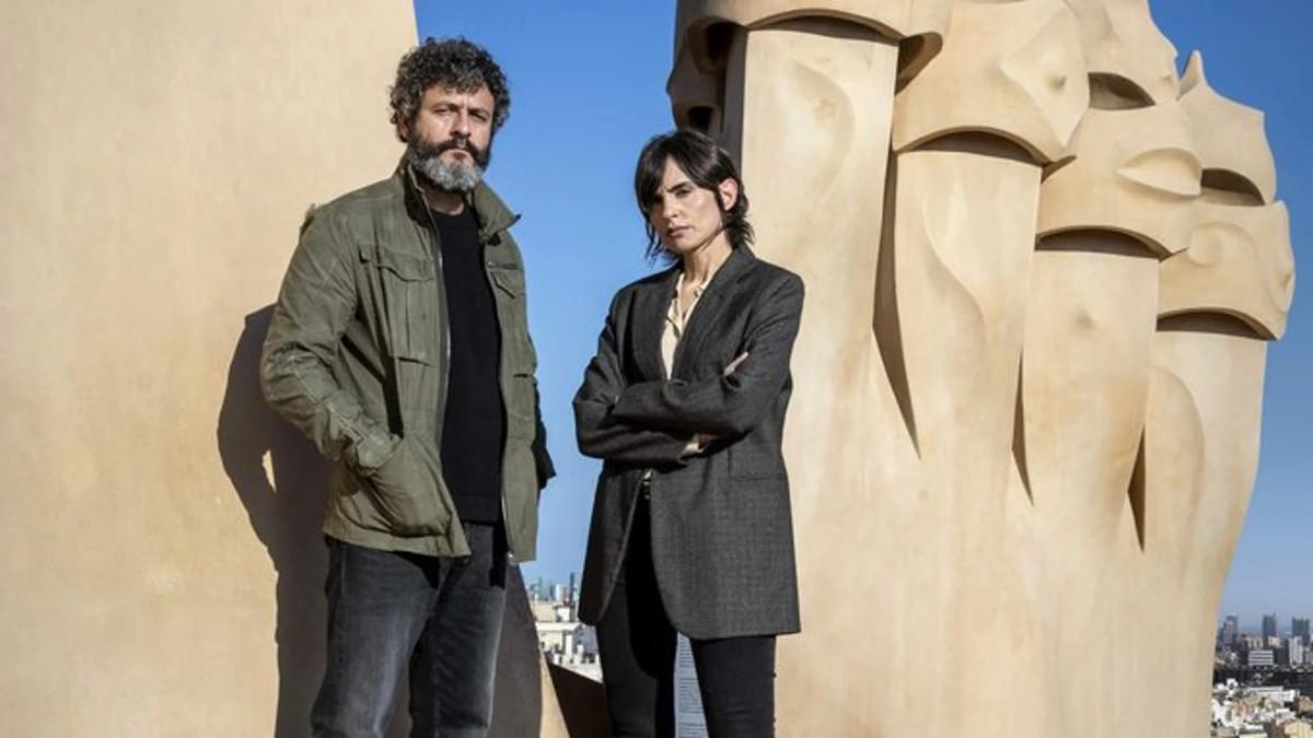 Isak Férrez y Verónica Echegui, protagonistas de Ciudad de sombras