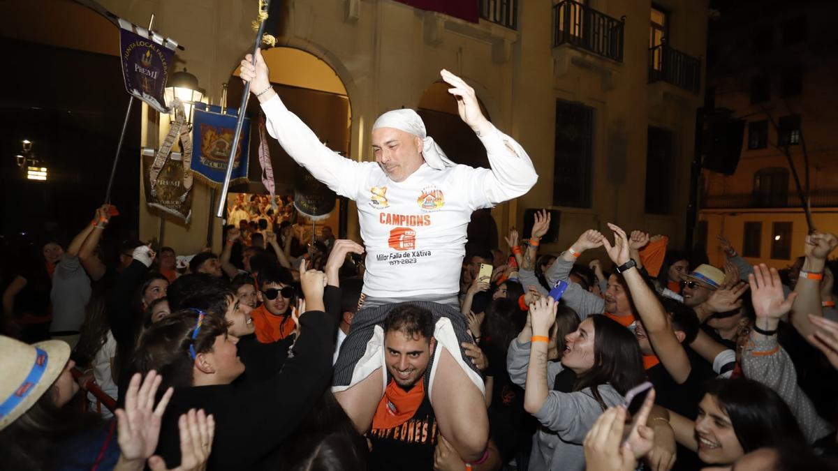 Así se han festejado los grandes premios en las Fallas de Xàtiva