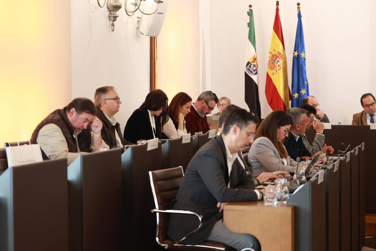 La mejora de la vida en las zonas rurales como protagonista del pleno en la Diputación de Cáceres