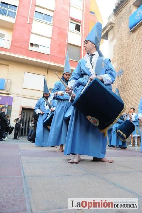 La procesión del Amparo a su salida de San Nicolás