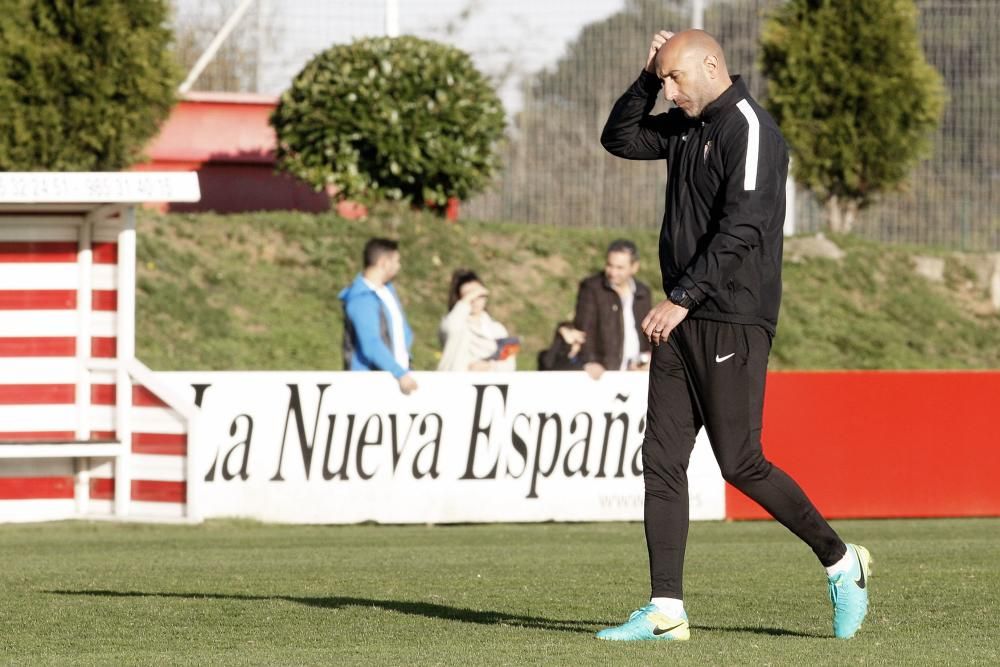 Entrenamiento del Sporting