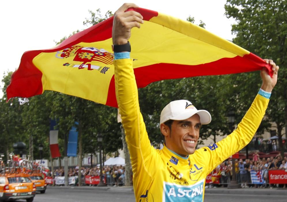 La trayectoria de Alberto Contador