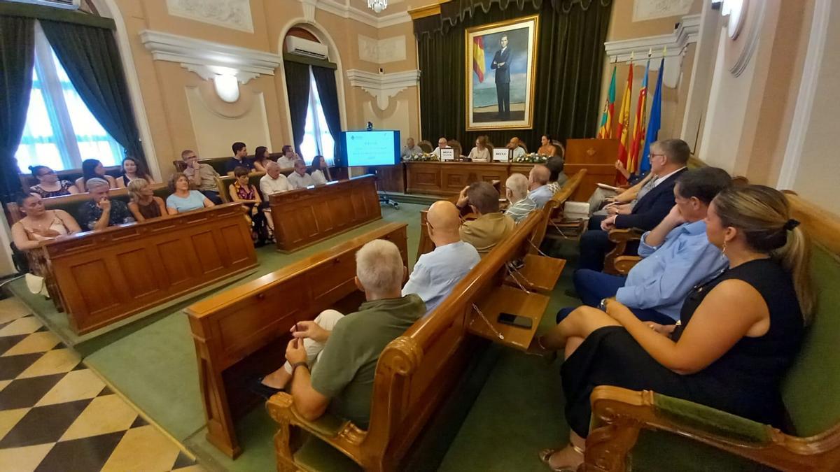Un momento de la elección de las máximas representantes festivas.