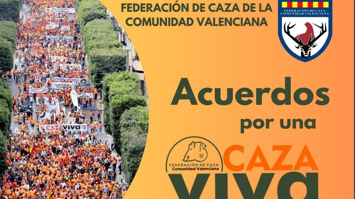 Federación de Caza De La Comunidad Valencia en representación de 50.000 cazadores.