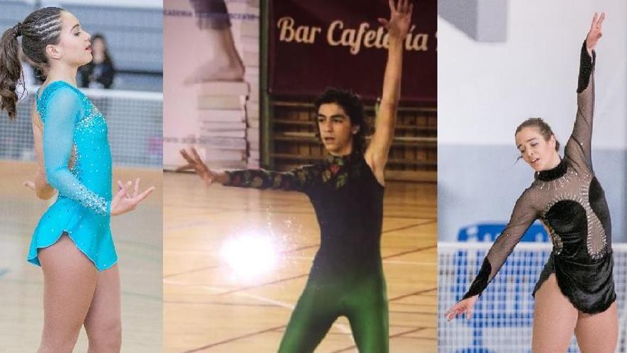 Los tres patinadores ilicitanos que participan en el Open Mundial de Cork