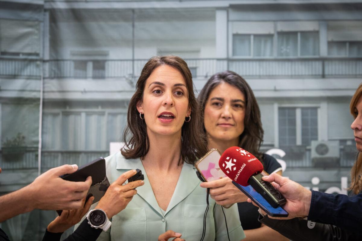 Maestre y Bergerot este martes en la presentación de la propuesta para reformar la Ley de Haciendas Locales.