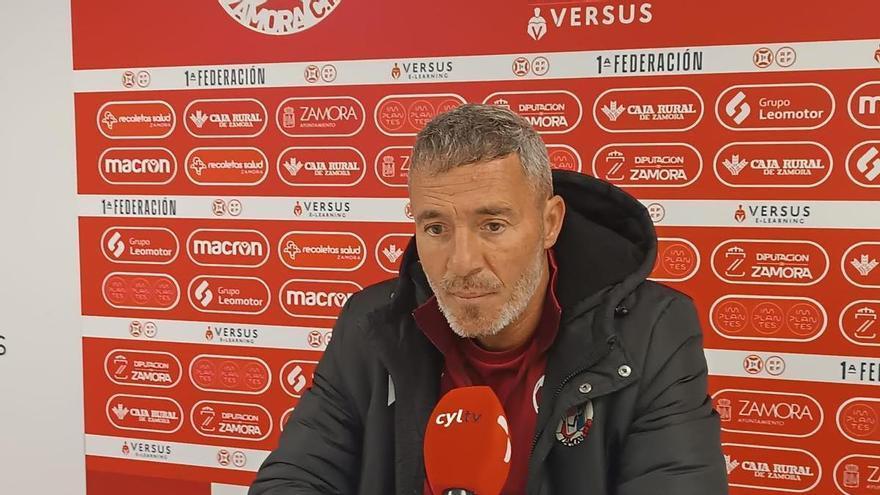 Óscar Cano, entrenador del Zamora CF: "El Real Madrid Castilla es un reto distinto a la media de la categoría"