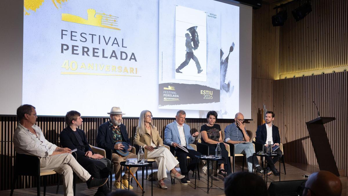 La presentació del festival, aquest dimecres a l'Hospital de Sant Pau de Barcelona.