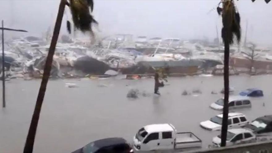 El huracán ‘Irma’ deja una senda de destrucción en Antillas Menores