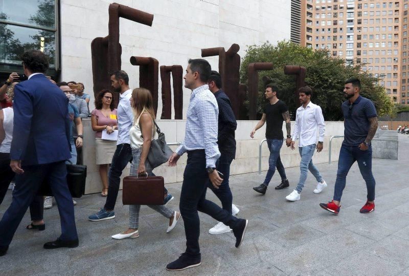 Primera jornada del juicio por el posible amaño del Levante-Zaragoza