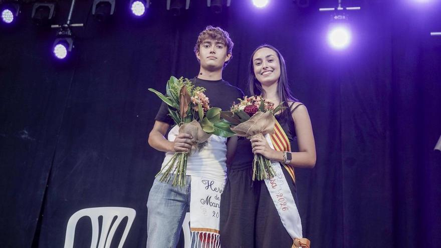 Salma Kriouar i Aleix Farré, nous pubilla i hereu de Manresa