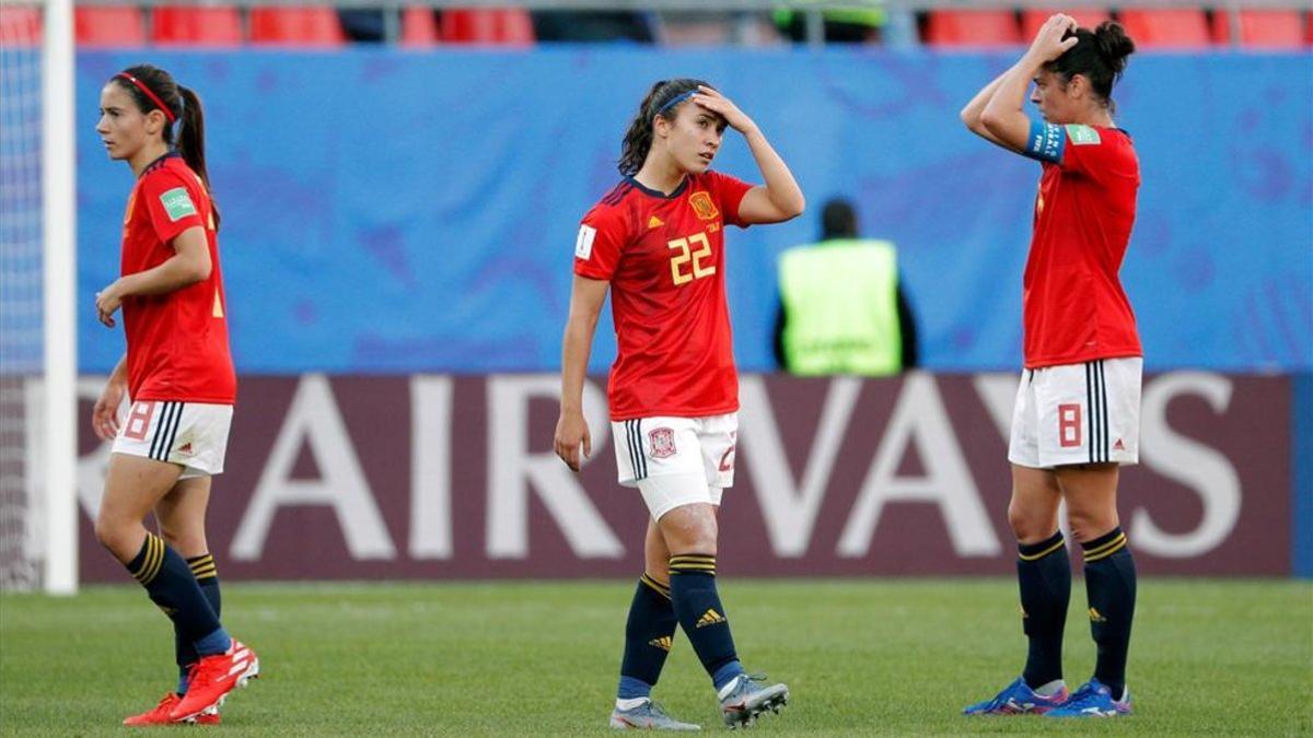 Torrejón se lamenta tras el gol de Alemania