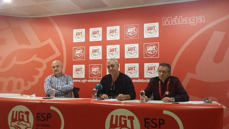 Imagen de la rueda de prensa de UGT.