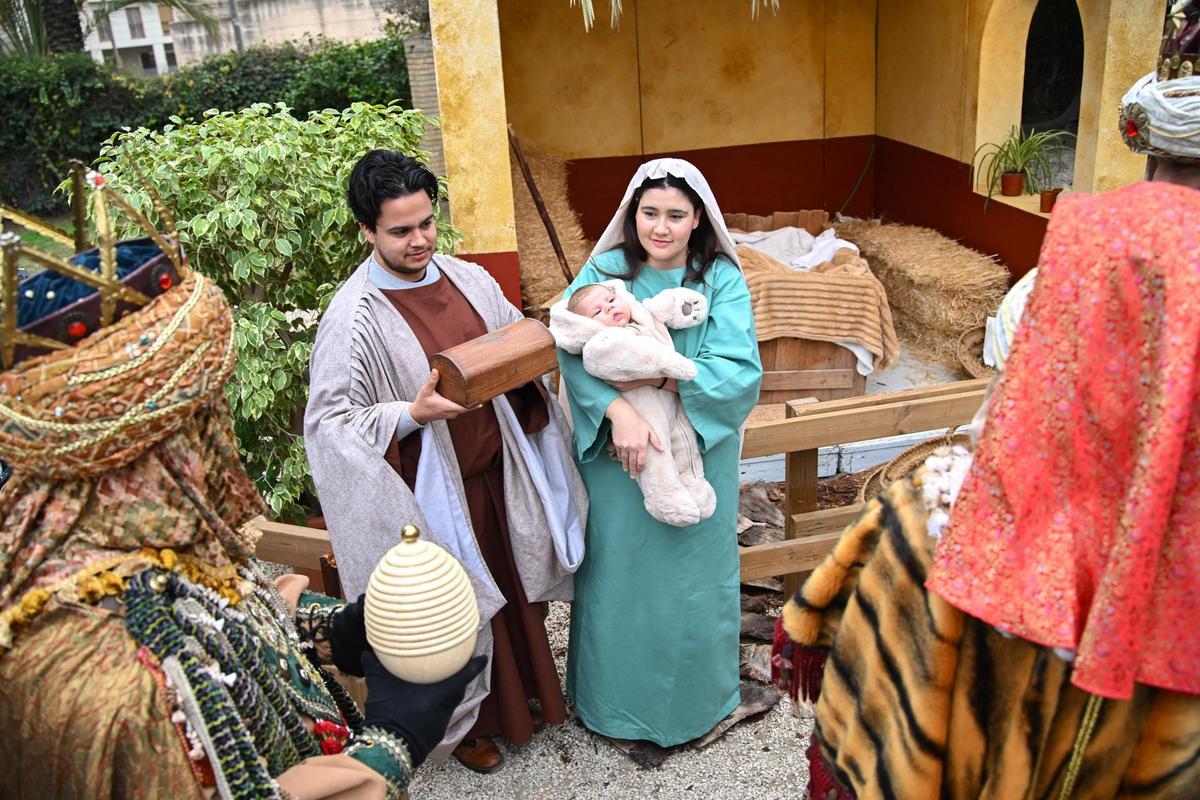 Una imagen del Belén Viviente del pasado año
