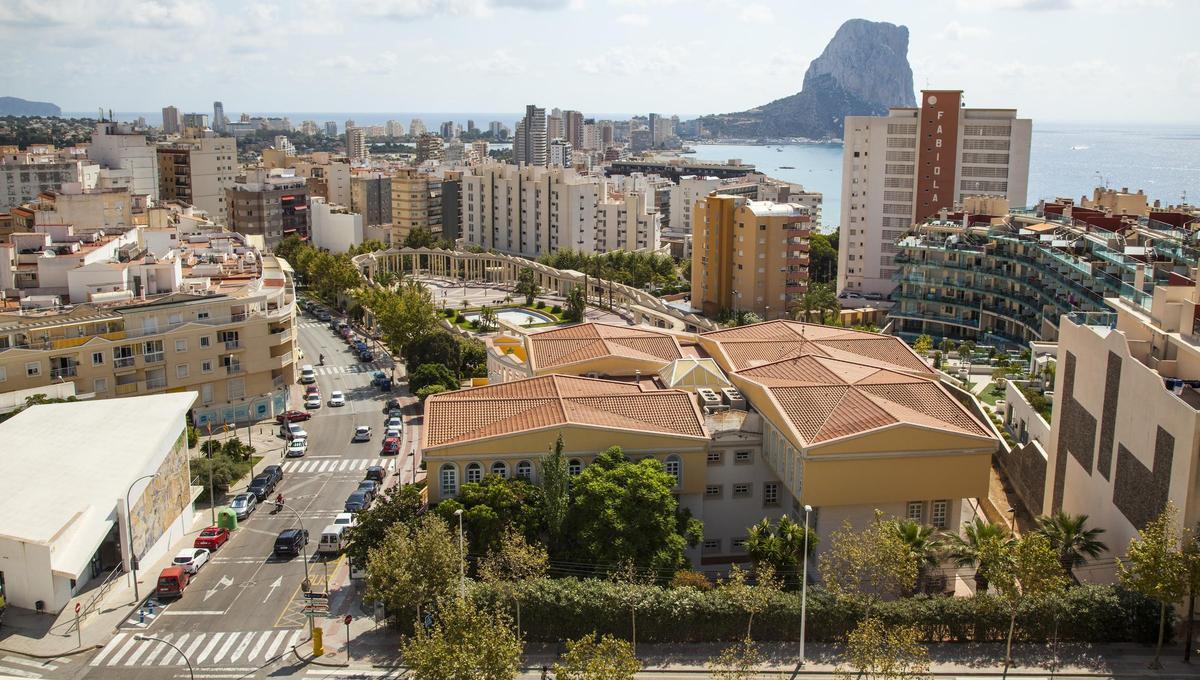 Imagen panorámica de Calp