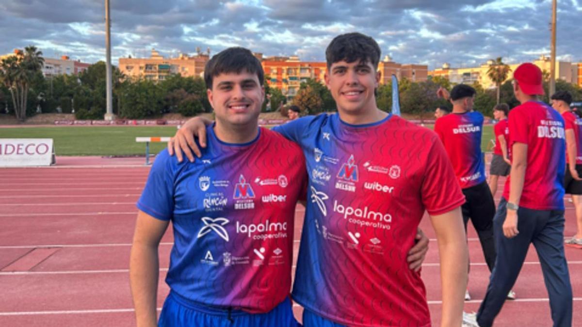 Óscar Gimeno y Dani Jiménez, dos lanzadores del Garbí en competición nacional