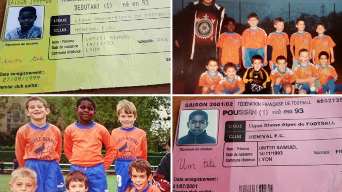 Umtiti dio sus primeros pasos en el fútbol en Menival