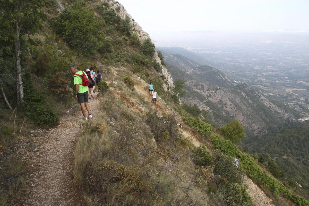 La Ombria del Benicadell es una de las zonas donde invertirá la Vall d'Albaida la ayuda para prevención de incendios.