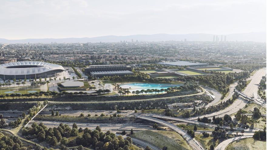 Madrid tendrá la playa urbana más grande de Europa en 2025 junto al Metropolitano.