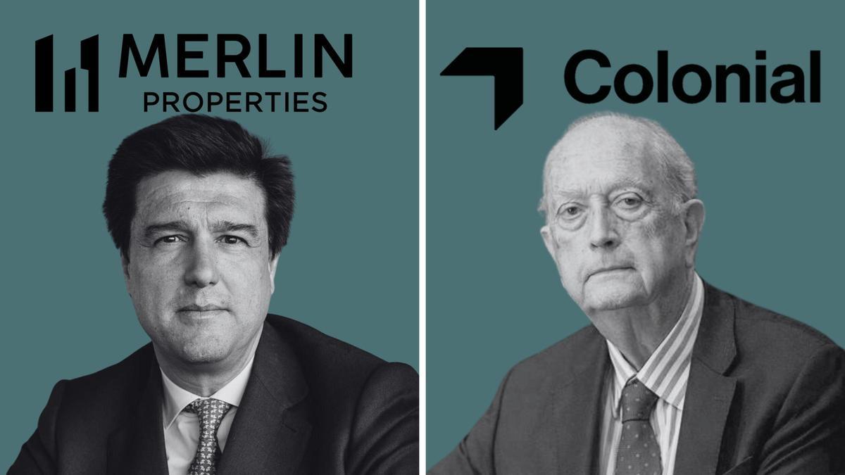 Ismael Clemente, consejero delegado de Merlin Properties, y Juan José Brugera, presidente de Colonial