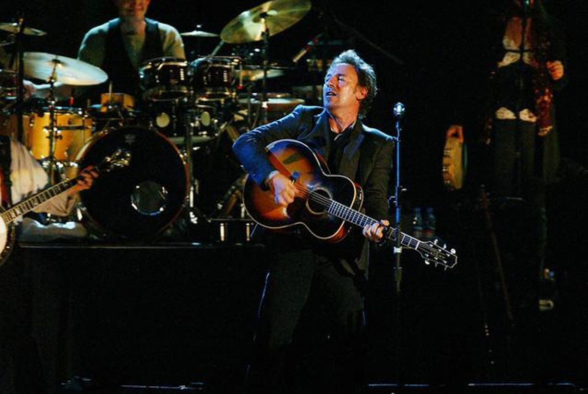El {’Boss}’, en el concert del {Pavelló} Olímpic de Badalona el 14 de maig del 2006.