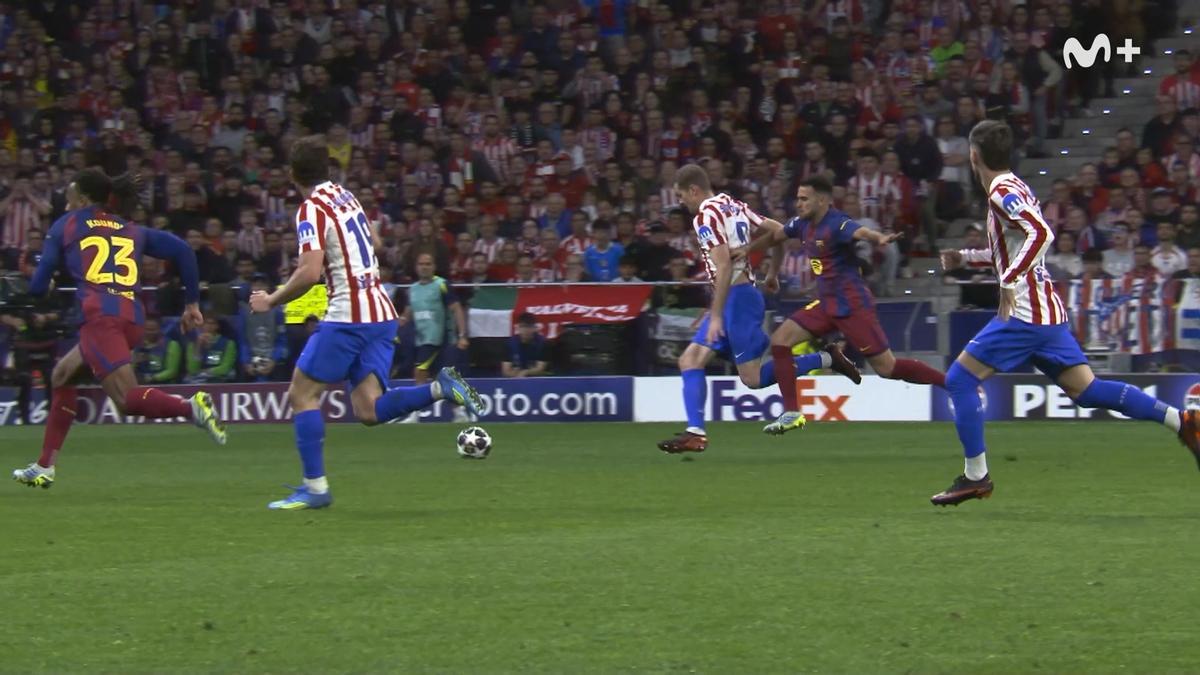 Atlético de Madrid - FC Barcelona I La targeta roja a Eric García