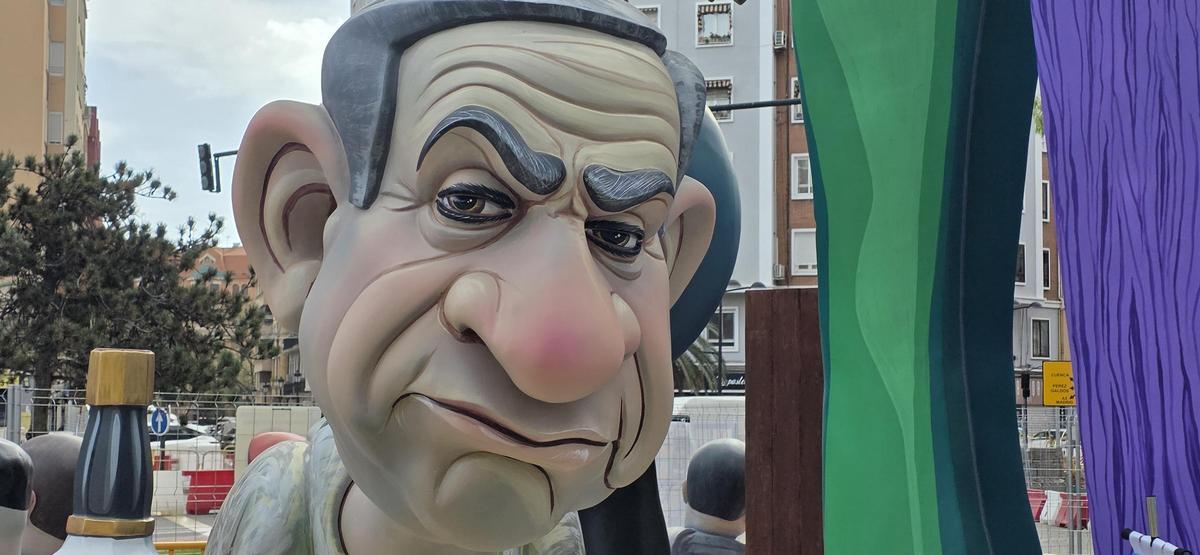 Ninot de Netanyahu de Víctor Navarro para Tres Forques-Cuenca